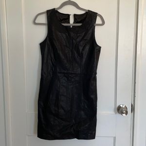 Free people leather dress